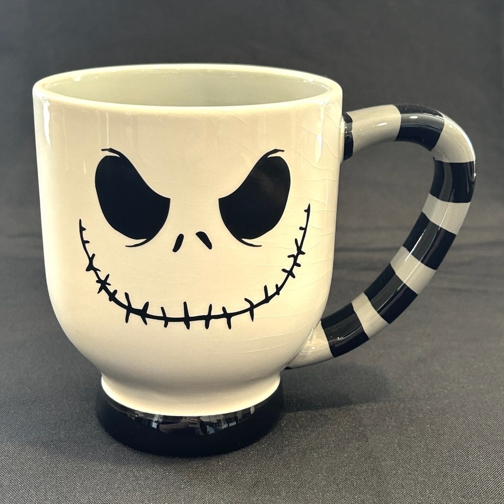 Disney Parks Nightmare Before Christmas Jack Skellington‎ Mug, Large 20 oz.